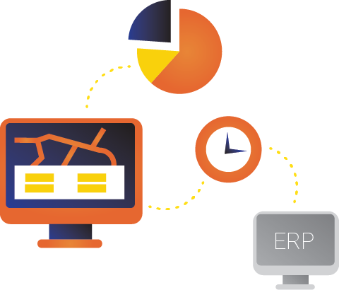 The hourly schedule and the hourly record easily transfer to financial management