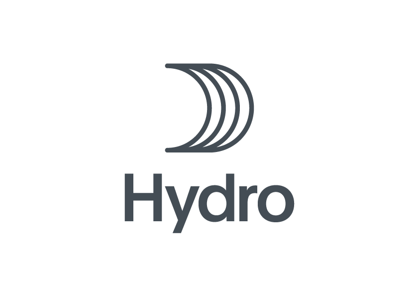 modré logo hydro